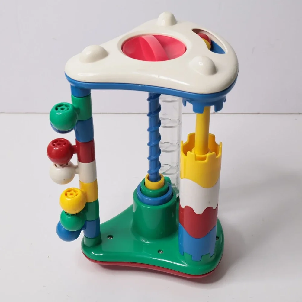 VTG Prime‎ Time Playthings Activity Center Sensory Toy Primary Colors 90s TOMY